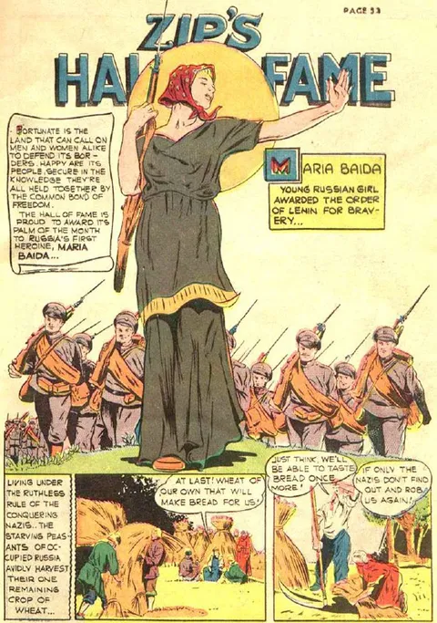 Maria Baida in Zip's Hall of Fame