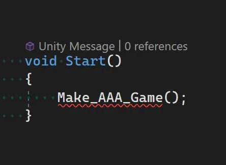 Make a AAA Game