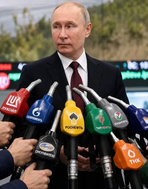 Путин на заправке