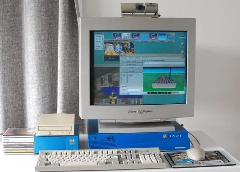 Old Silicon Graphics Computer