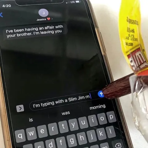 Typing With a Slim Jim