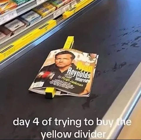 Trying to Buy the Yellow Divider
