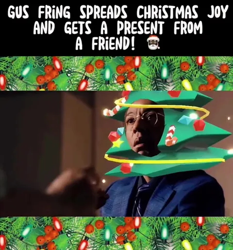 Gus Fring Gets a Christmas Present