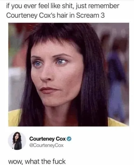 Courtney Cox’s Hair in Scream 3