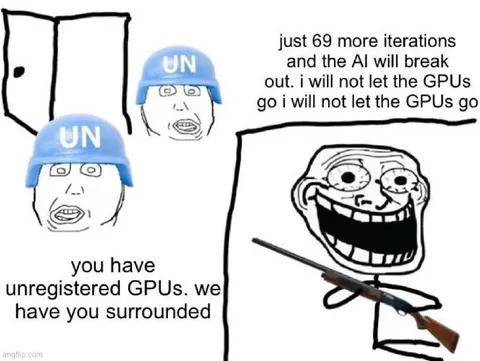 Unregistered GPUs Trollface Standoff