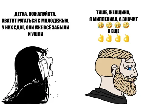 Миллениал против молодёжи