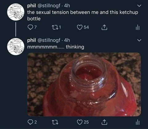 Sexual Tension With Ketchup