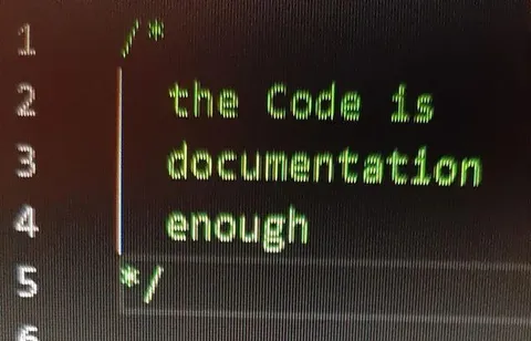 The Code Is Documentation Enough