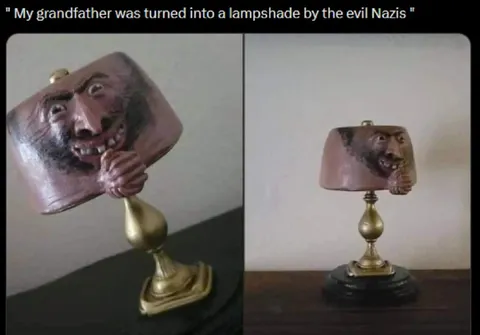 Grandfather Turned Into a Lampshade