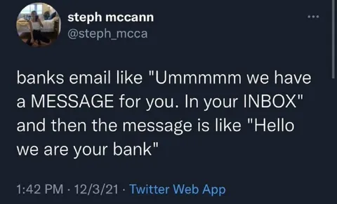 Banks Send Dramatic Email Alerts