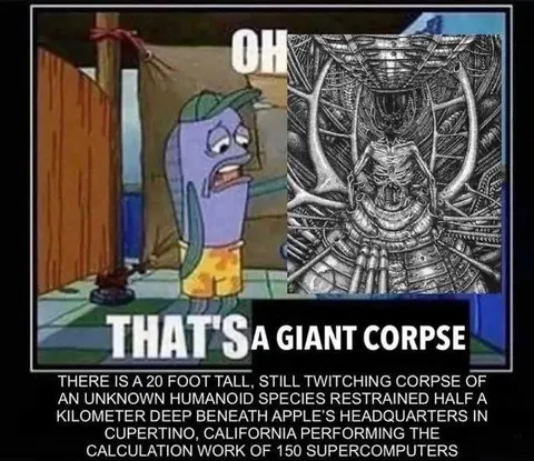 That's a Giant Corpse