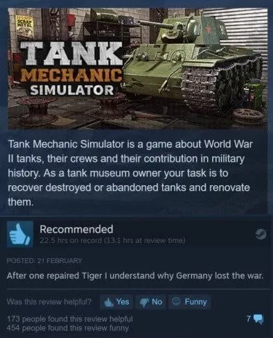 Repaired Tiger Explains Germany's Defeat