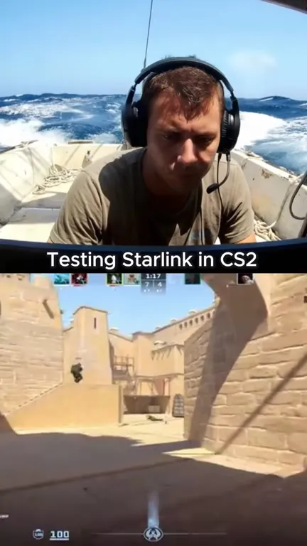 Testing Starlink in CS2