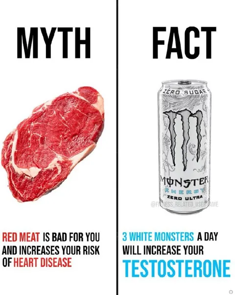 Red Meat Versus White Monster