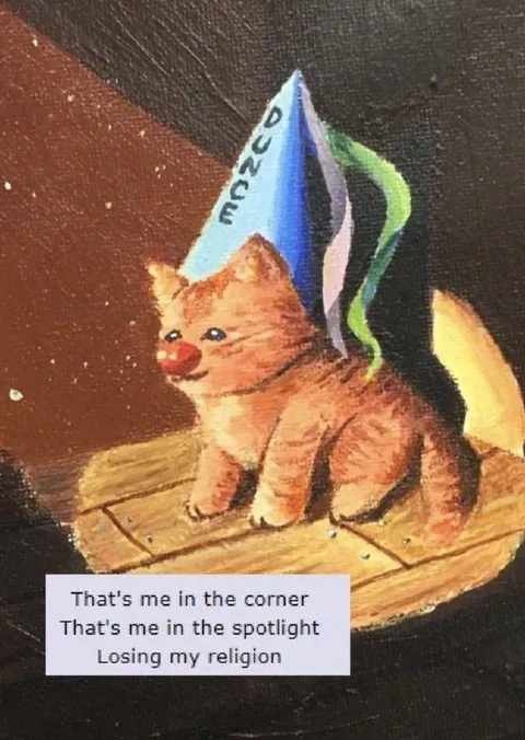 Cat Losing My Religion
