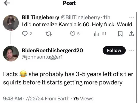 Kamala Is 60 Reaction