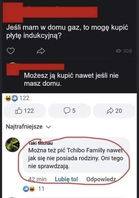 Indukcja bez domu