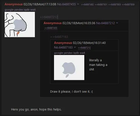 Literally a Man Taking a Shit