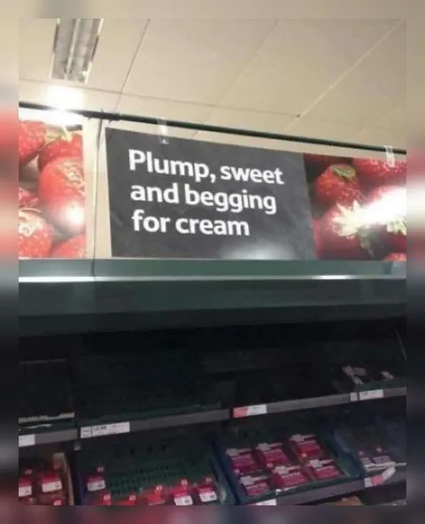Strawberries Begging for Cream