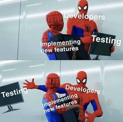 Developers Keep Testing Forever