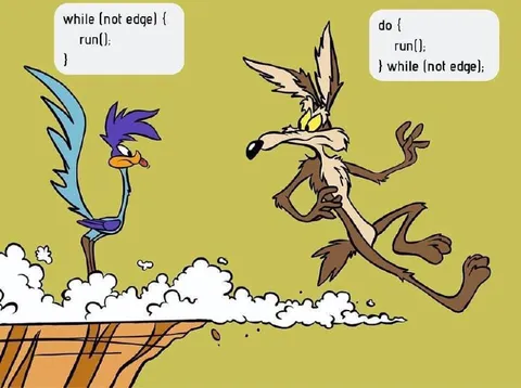 While Loop Road Runner Chase