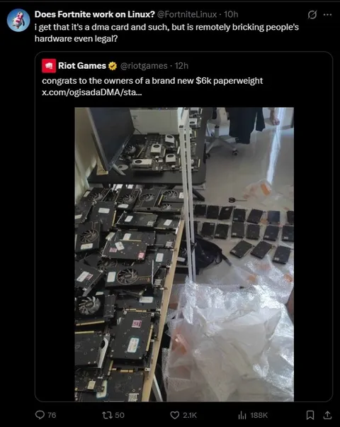 Riot Games GPU Paperweights