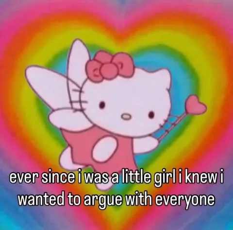 Hello Kitty Wants to Argue