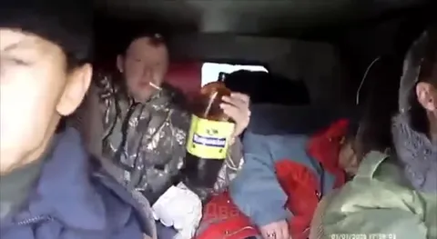 Пьяная поездка превращается в хаос