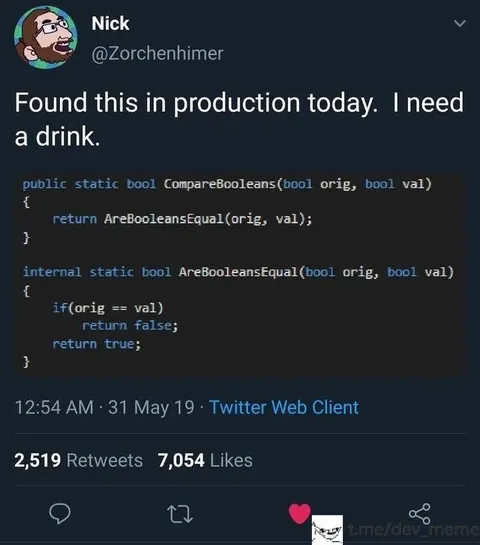 Found This Boolean Logic in Production