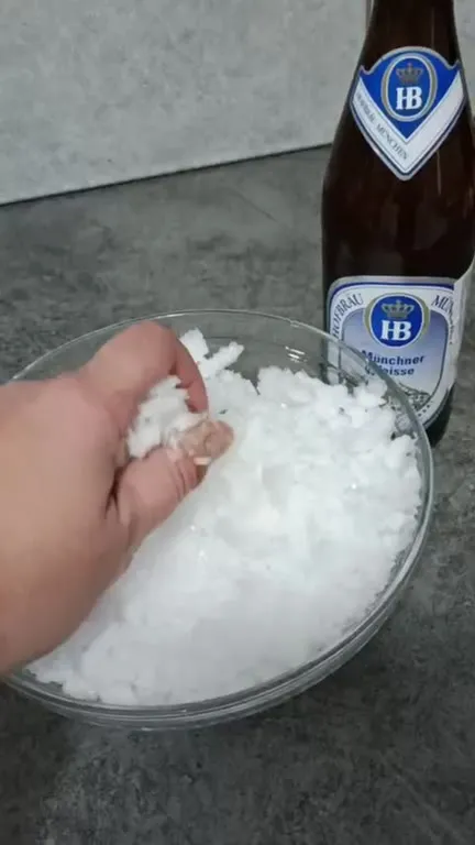 Снег к пиву из соли