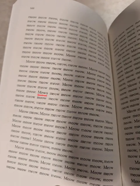 Книга, написанная мяуканьем