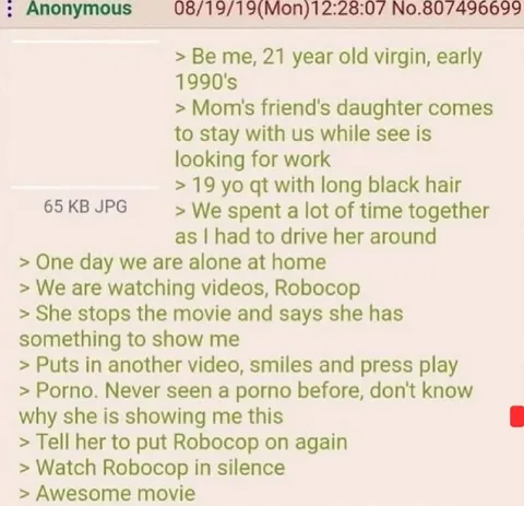 Virgin Watches Robocop Instead
