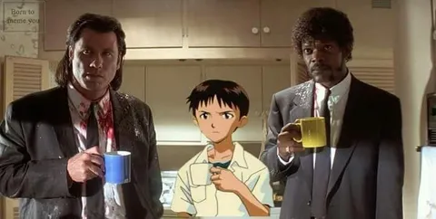 Pulp Fiction Meets Shinji