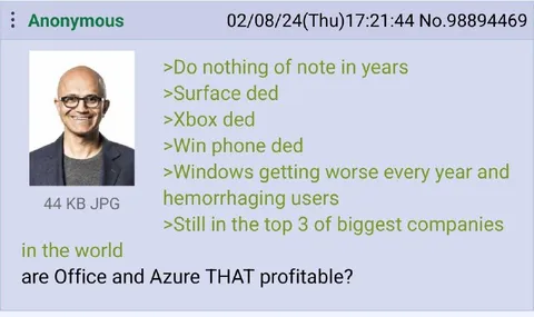 Microsoft Still Top Three