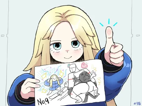 Anime Girl Approves Drawing