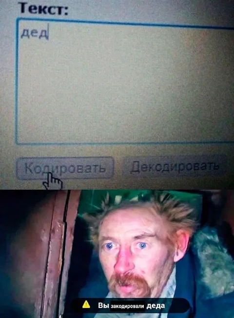 Вы закодировали деда