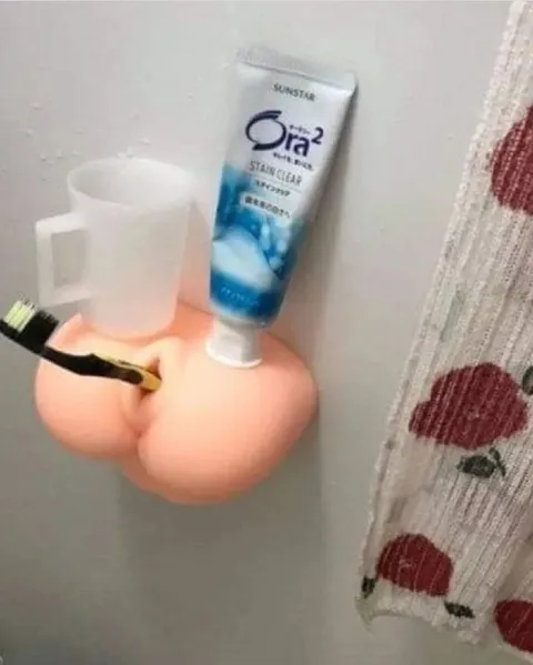 Toothpaste Butt Holder