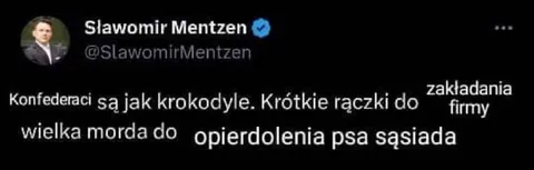 Konfederaci jak krokodyle
