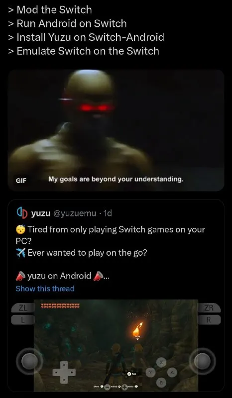 Running Android on Switch