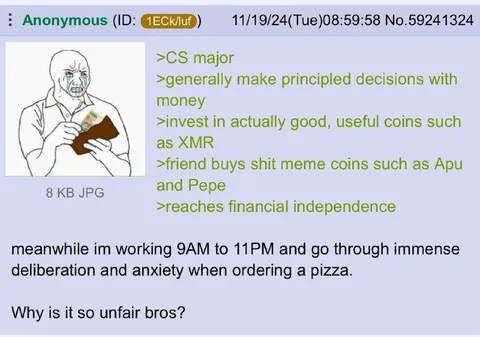 Wojak Debates Ordering Pizza