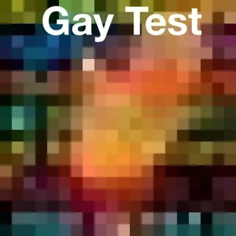 Gay Test Pixelated Image