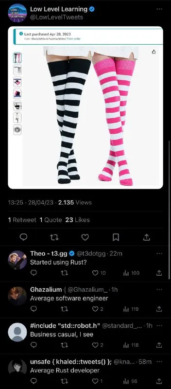 Striped Socks for Software Engineers