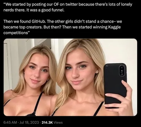 From OnlyFans to Kaggle