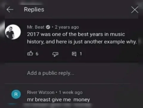 Mr Breast Give Me Money