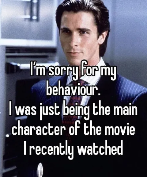 Main Character Behavior Apology