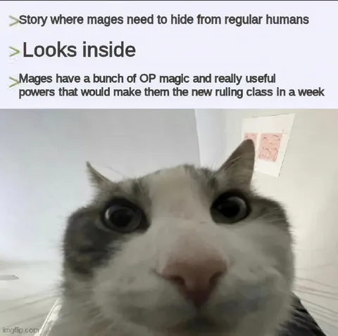 Mages Hide from Humans