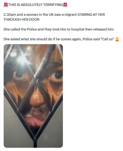Absolutely Terrifying Door Staring