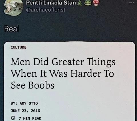 Men Did Greater Things
