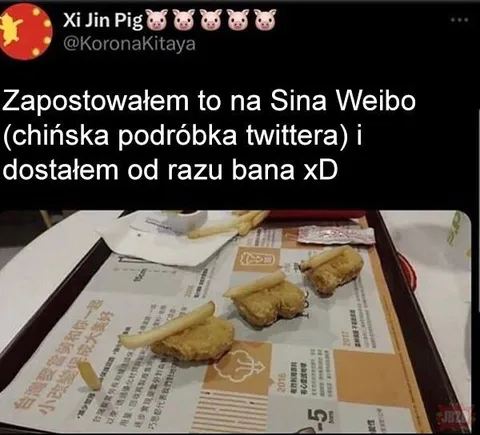 Ban za wpis na Weibo
