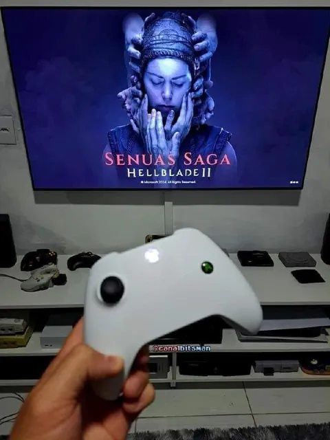Senua's Saga on the TV